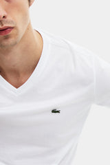 Lacoste V-neck Pima Cotton Jersey T-shirt