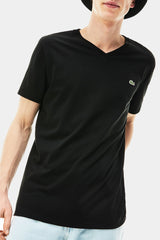 Lacoste V-neck Pima Cotton Jersey T-shirt