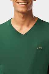 Lacoste V-neck Pima Cotton Jersey T-shirt