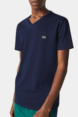 Lacoste V-neck Pima Cotton Jersey T-shirt