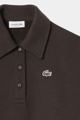 Lacoste - Women's Overside Fleece Polo Collar Sweatshirt