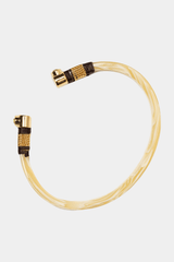 Dikochi - Acetate Wood Beige Bracelet