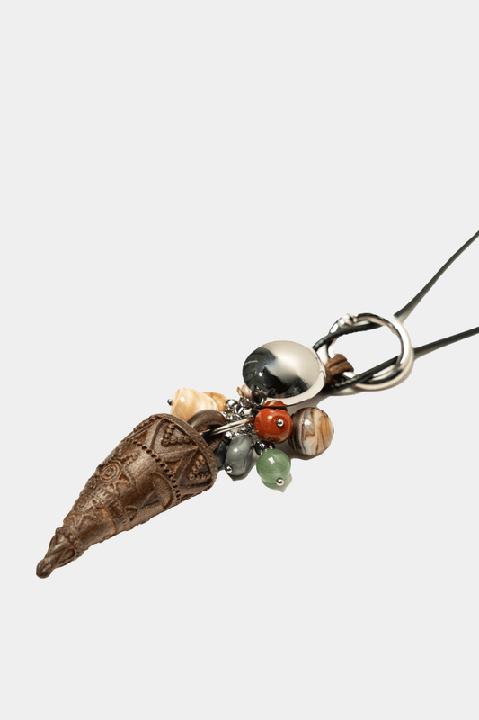 Dikochi - Necklace Handwoven from Natural Brown