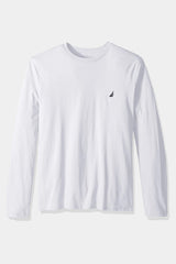 Nautica - Solid Long Sleeve Crewneck Tee T-Shirt