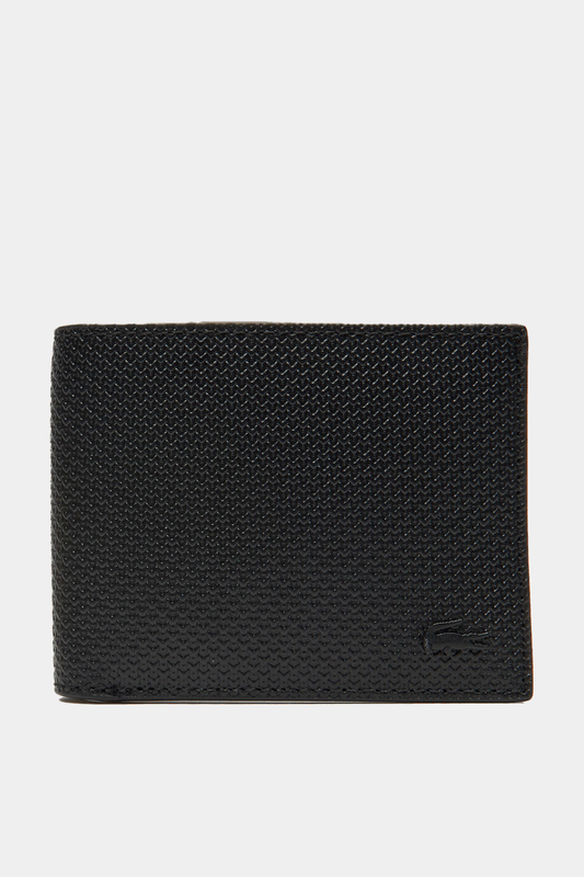 Lacoste - Small Pique Leather Chantaco Billfold Wallet