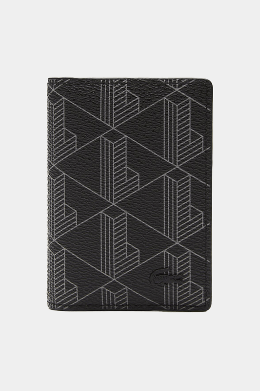 Lacoste - The Blend Monogram Print Vertical Card Holder